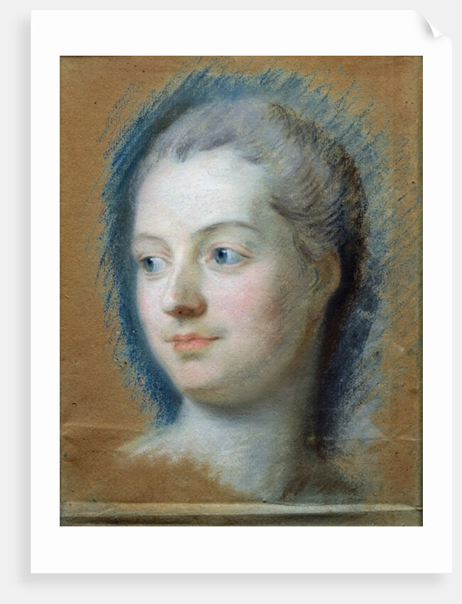 Portrait of Madame de Pompadour 1752 by Maurice Quentin de la Tour