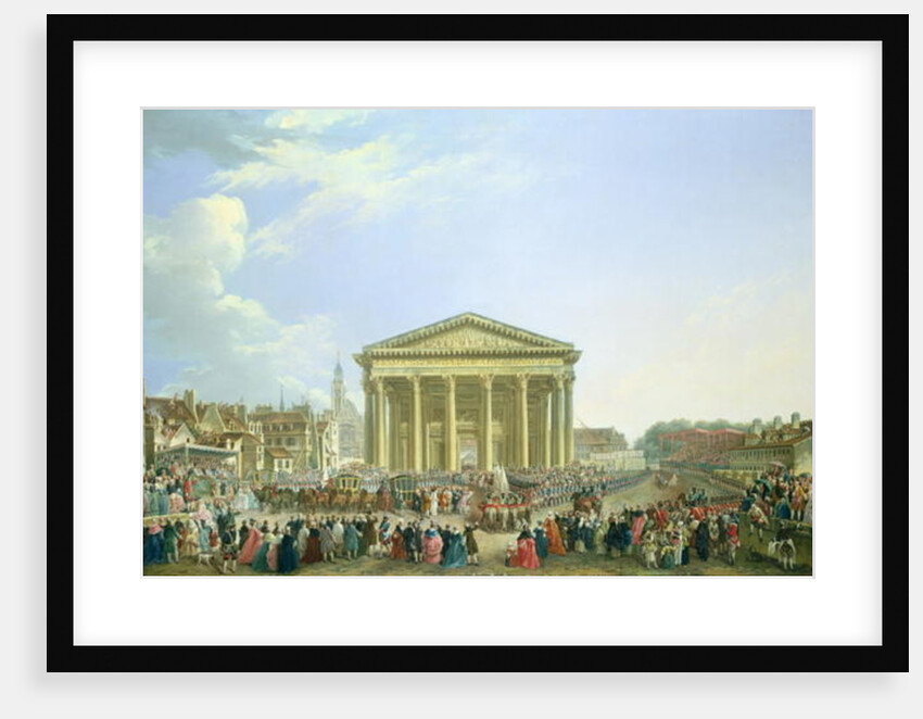 Ceremony of Laying the First Stone of the New Church of St. Genevieve in 1763, 1764 by Pierre Antoine Demachy