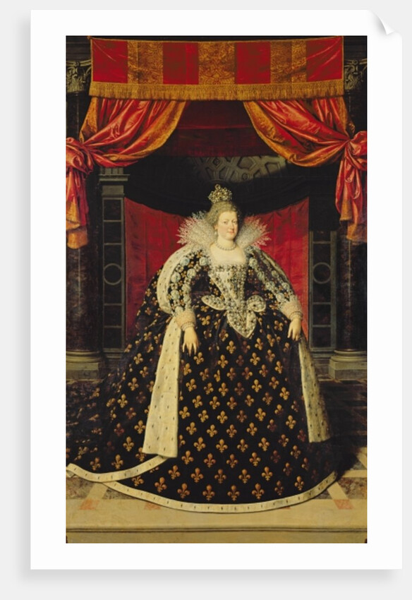 Marie de Medici in Coronation Robes, c.1610 by Frans II Pourbus