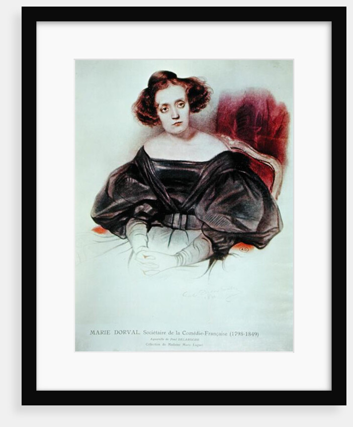 Marie Dorval in Costume, 1831 by Hippolyte Delaroche