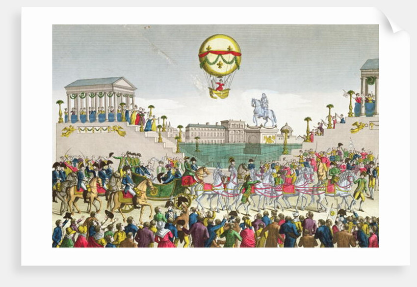 Entry into Paris of Louis XVIII 4th May 1814 by French School