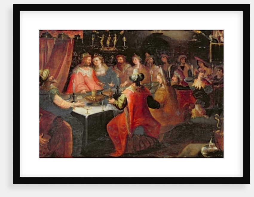 Belshazzar's Feast by Flemish School