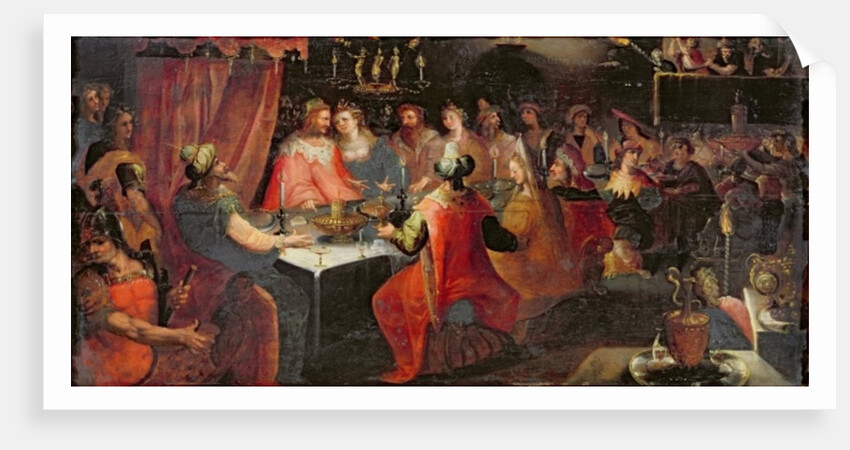Belshazzar's Feast by Flemish School