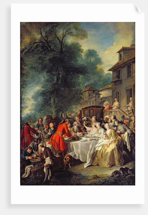 The Hunt Lunch, 1737 by Jean Francois de Troy