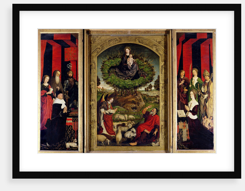 The Triptych of Moses and the Burning Bush, c.1476 by Nicolas Froment