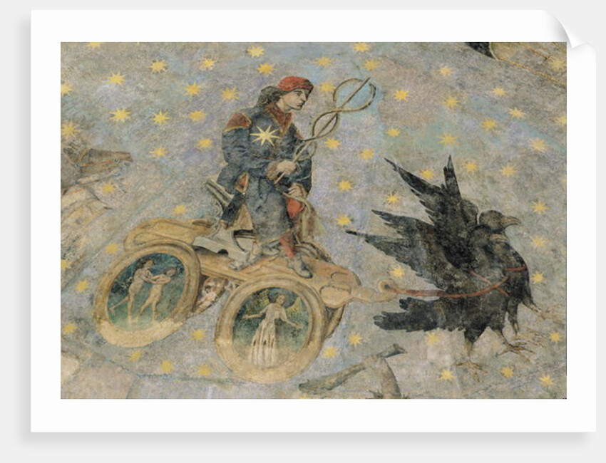 The Chariot of Mercury, detail from the vaulting of the 'Cielo de Salamanca', c.1480-90 by Fernando Gallego