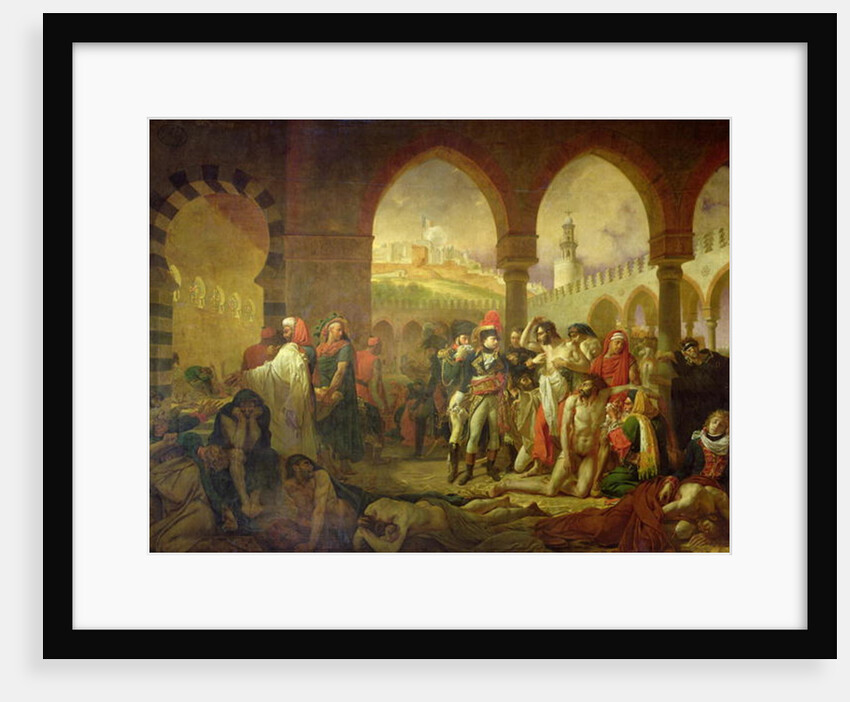 Napoleon Bonaparte visiting the plague stricken of Jaffa, 11th March 1799, 1804 by Baron Antoine Jean Gros