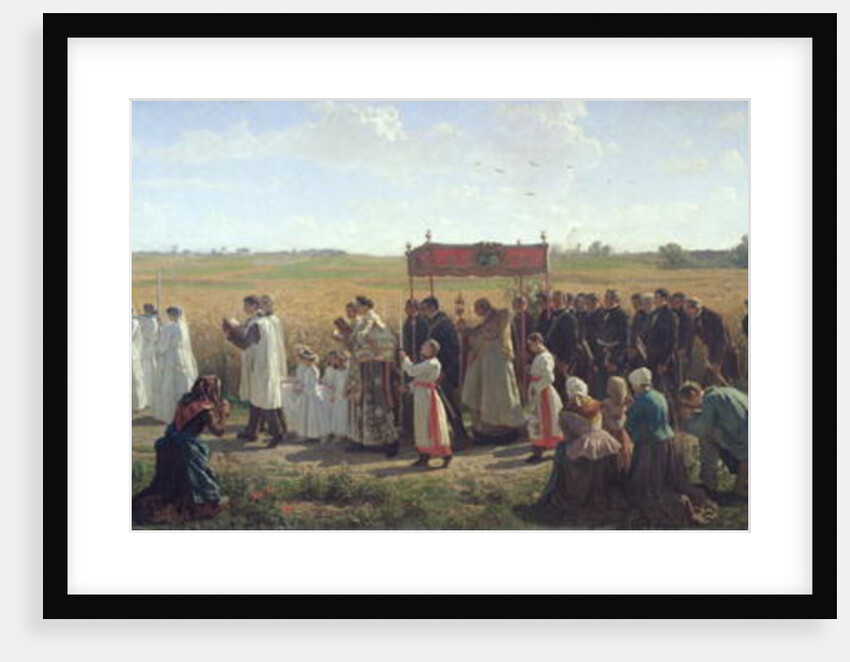 The Blessing of the Wheat in the Artois, 1857 by Jules Breton