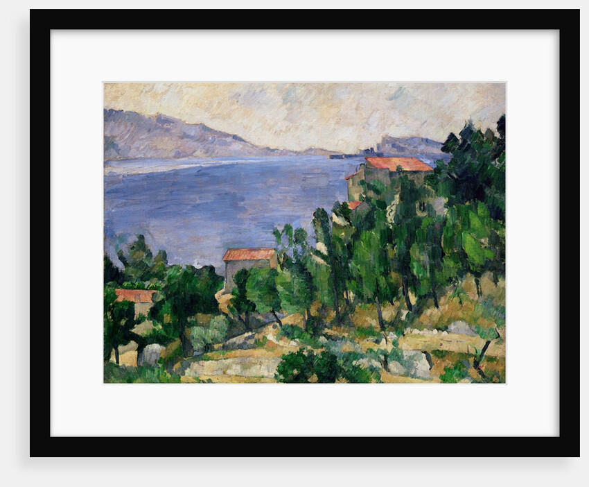 View of Mount Marseilleveyre and the Isle of Maire, c.1882-85 by Paul Cezanne