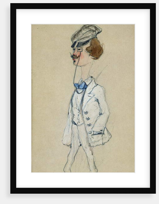 Young Man with a Monocle, 1857 by Claude Monet