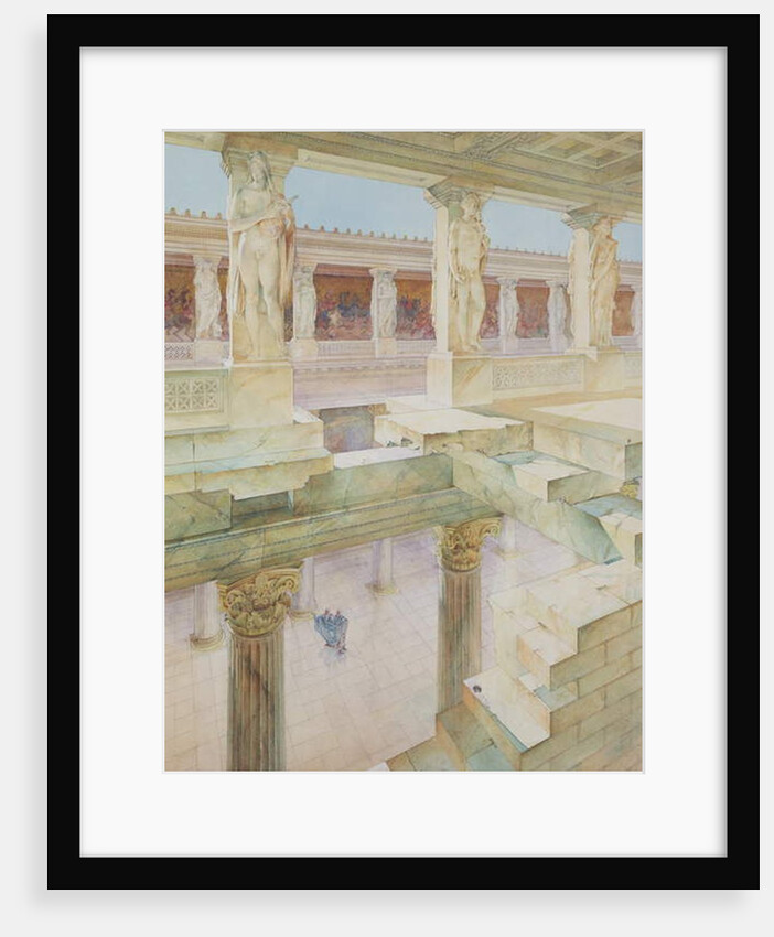 Study of a Roman Temple by Georges Paul Chedanne
