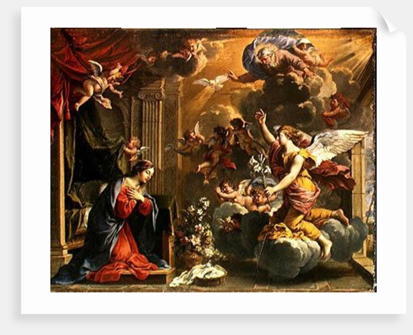 The Annunciation by Charles Francois Poerson