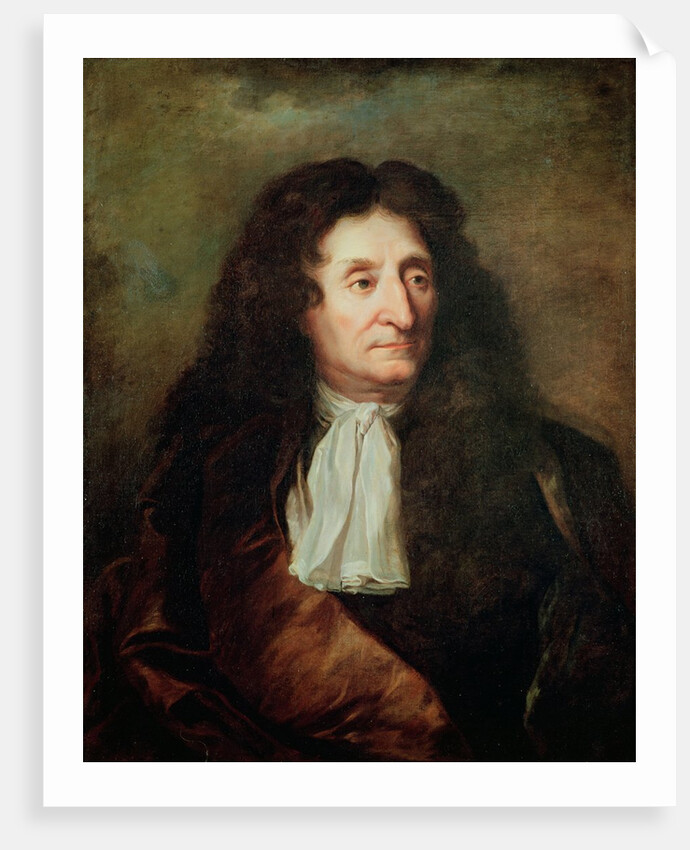 Jean de la Fontaine by Hyacinthe (studio of) Rigaud
