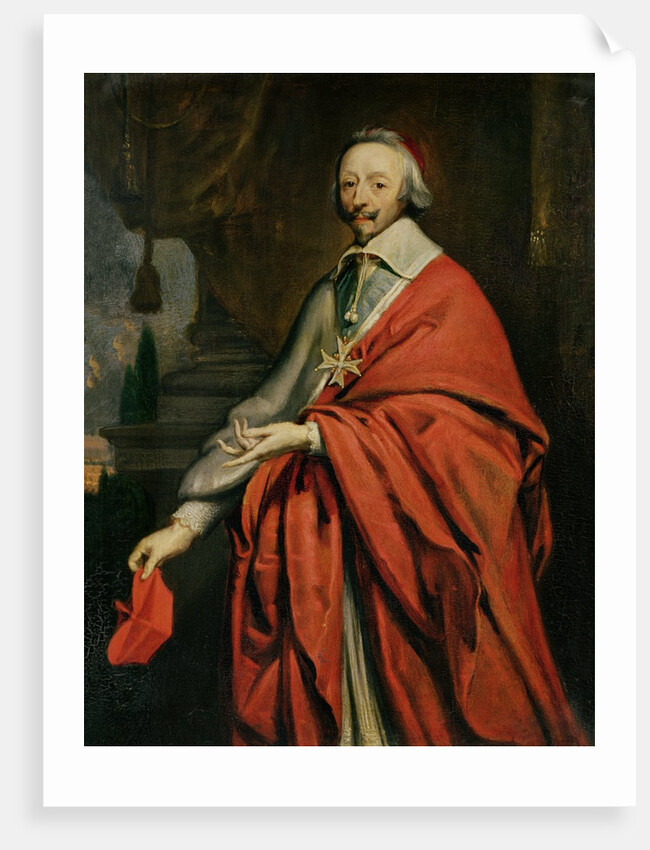 Portrait of Cardinal de Richelieu by Philippe de Champaigne