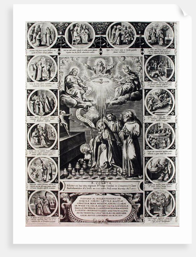 Scenes from the Life of St. Colette by Theodor Galle