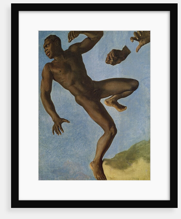 Study of a Nude Negro, 1838 by Theodore Chasseriau