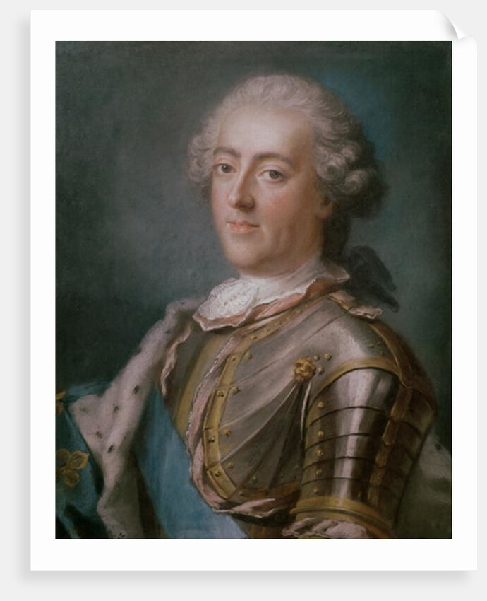 Portrait of Louis XV King of France by Gustav Lundberg