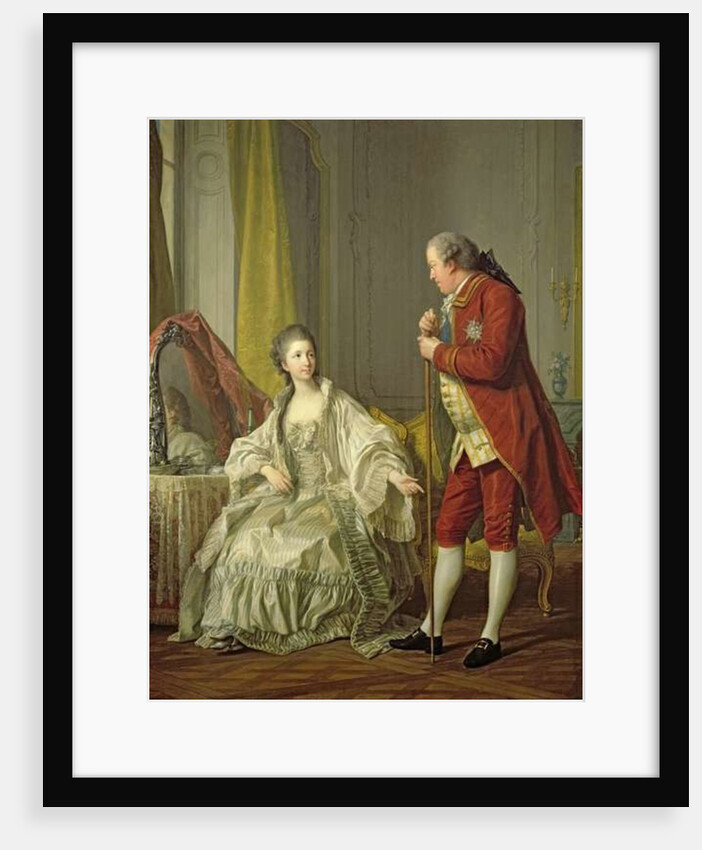 Portrait of the Marquis de Marigny and his Wife, Marie-Francoise Constance Julie Filleul, 1769 by Louis Michel van Loo