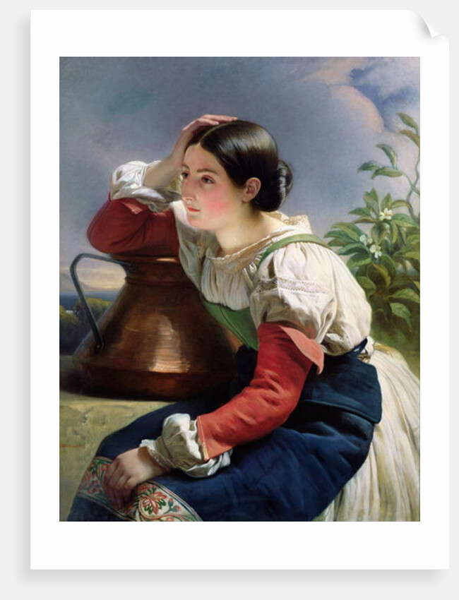 Young Italian at the Well, late 1830s-early 1840s by Franz Xaver Winterhalter