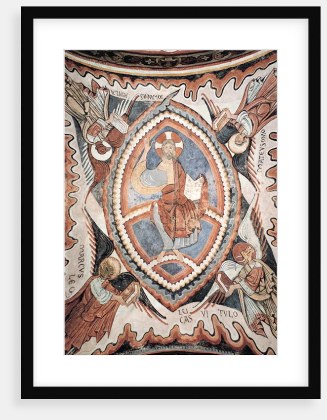 Christ in Glory in the Tetramorph, late 12th century by Romanesque