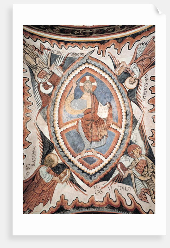 Christ in Glory in the Tetramorph, late 12th century by Romanesque
