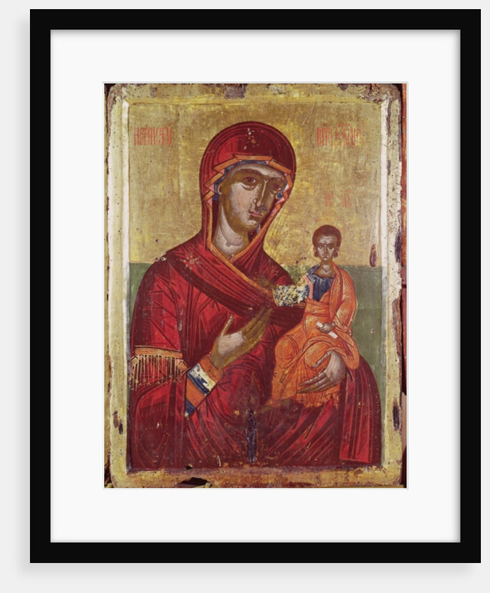 Iconostasis of Podvrh, Montenegro, Virgin and Child, 1665 by School Montenegran