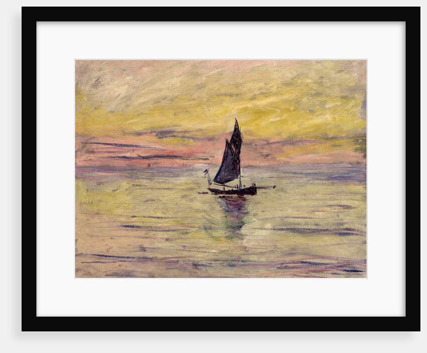 The Sailing Boat, Evening Effect, 1885 by Claude Monet