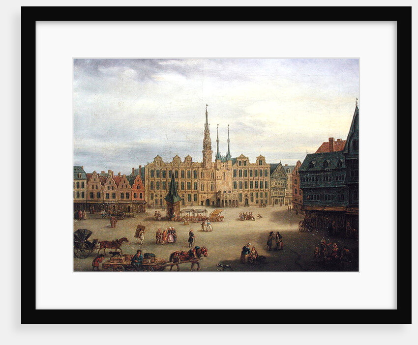 Place de L'Hotel de Ville, Cambrai by Antoine Francois Saint-Aubert