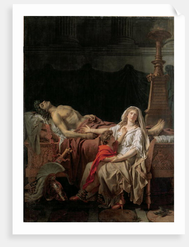 The Pain of Andromache, 1783 by Jacques Louis David