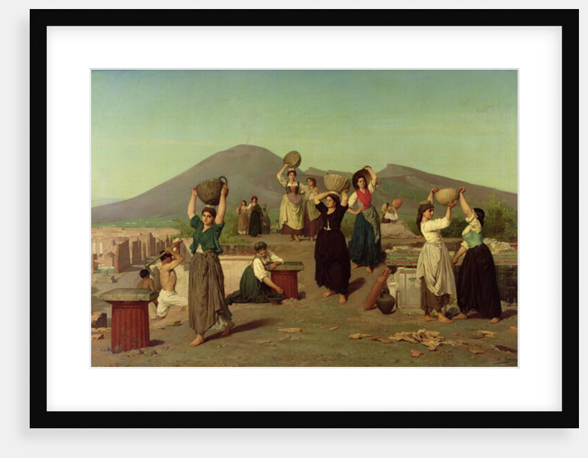 The Excavations at Pompeii, 1865 by Edouard Alexandre Sain