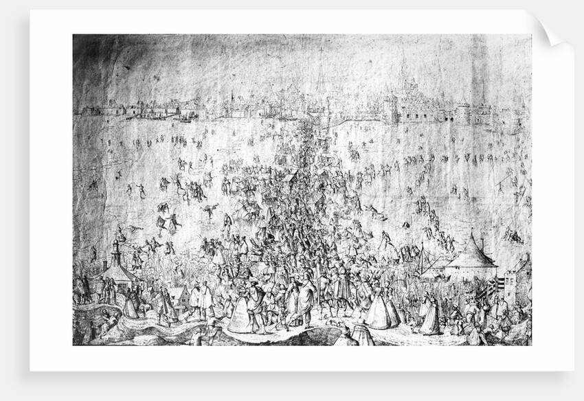 Amusements on the River Escaut by Joris Hoefnagel