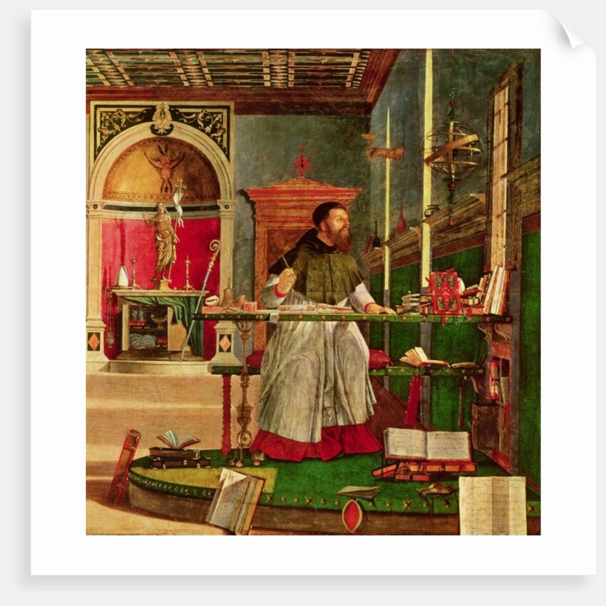 Vision of St. Augustine, 1502-08 by Vittore Carpaccio