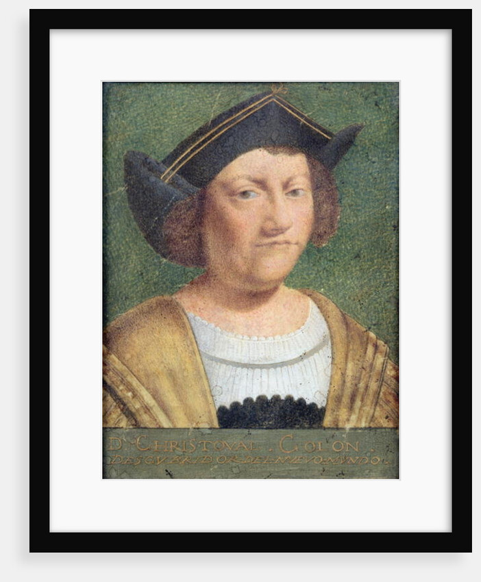 Portrait of Christopher Columbus by Spanish School