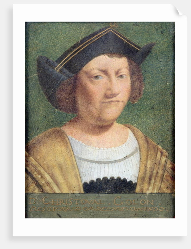 Portrait of Christopher Columbus by Spanish School