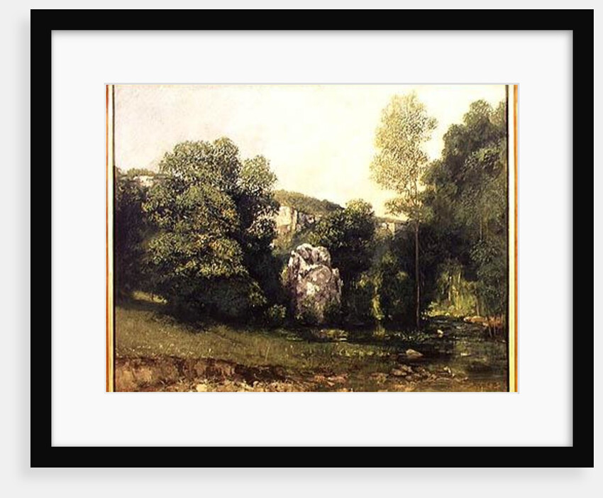 The stream of the Breme emerging from the Puits Noir, 1865 by Gustave Courbet