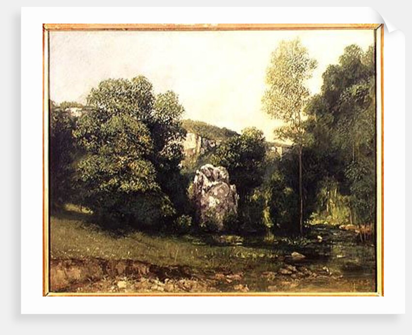 The stream of the Breme emerging from the Puits Noir, 1865 by Gustave Courbet