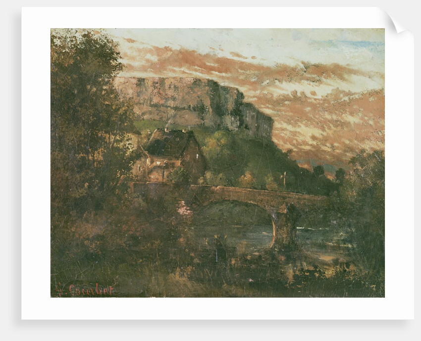 The Bridge at Nahin, 1868 by Gustave Courbet