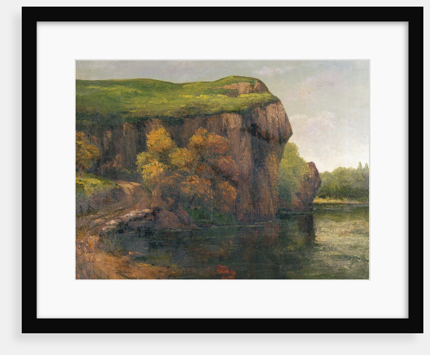 Rocky Cliffs by Gustave Courbet