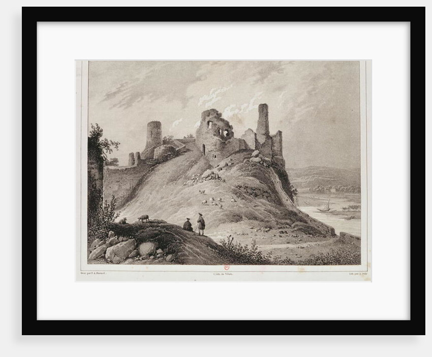 View of Berwick Castle, Berwick-upon-Tweed by Francois Alexandre Pernot