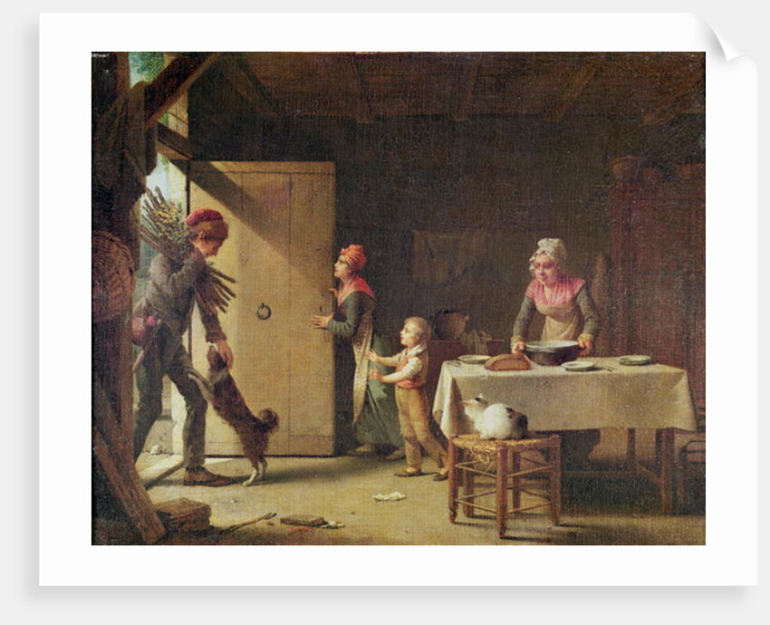 The Rustic Family, 1815 by Martin Drolling