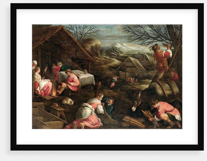 Winter by Jacopo Bassano