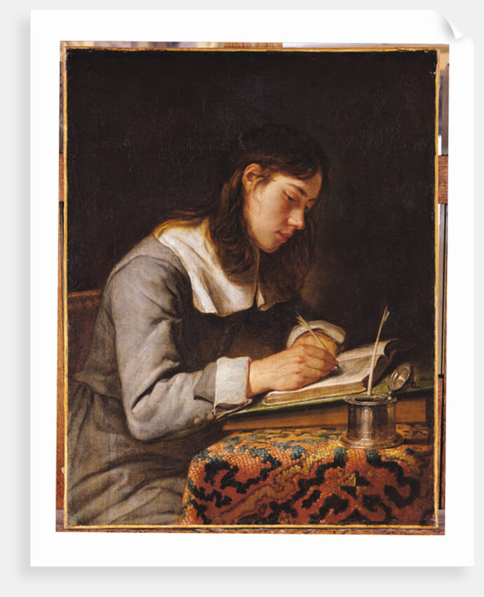 Young Man Writing by Joos van (follower of) Craesbeeck