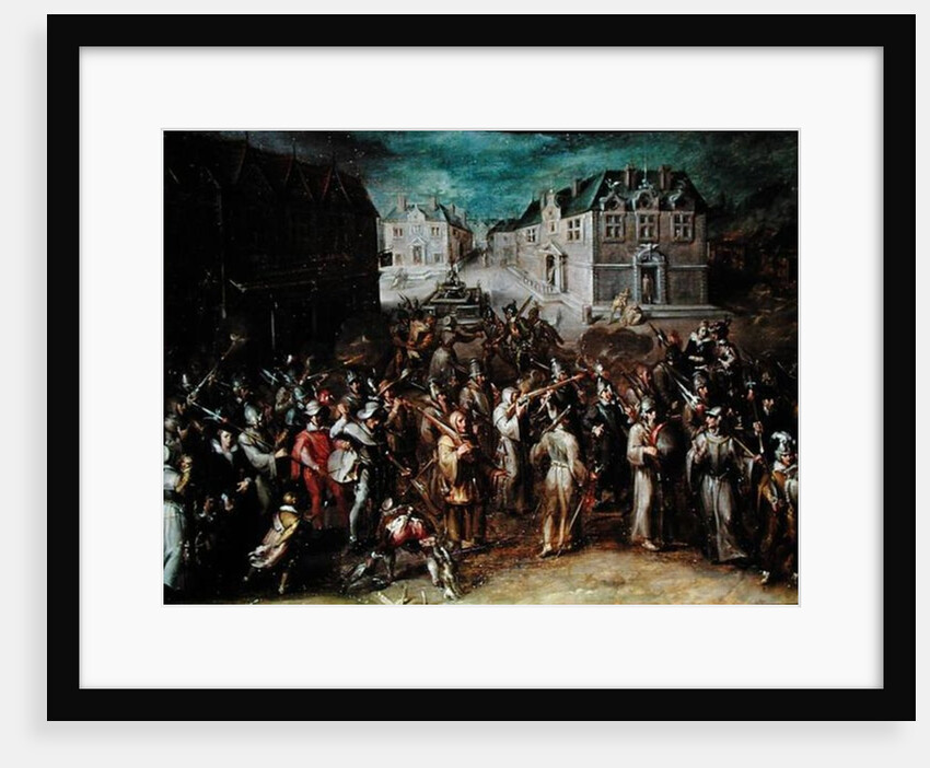 Procession of the Holy League in 1590 by French School
