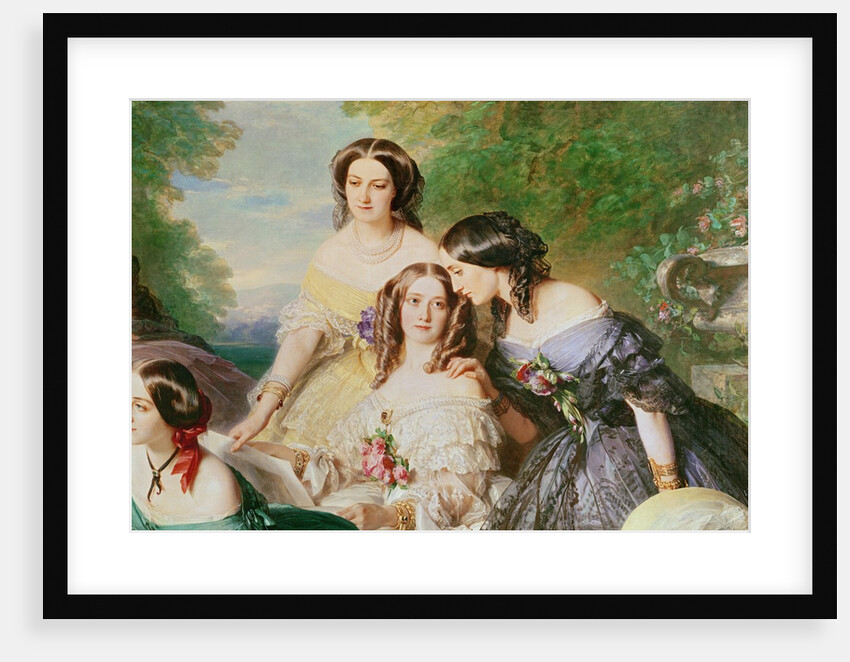Empress Eugenie and her Ladies in Waiting by Franz Xaver Winterhalter