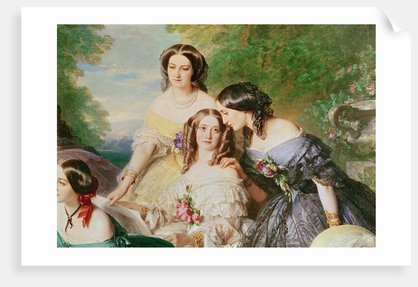 Empress Eugenie and her Ladies in Waiting by Franz Xaver Winterhalter