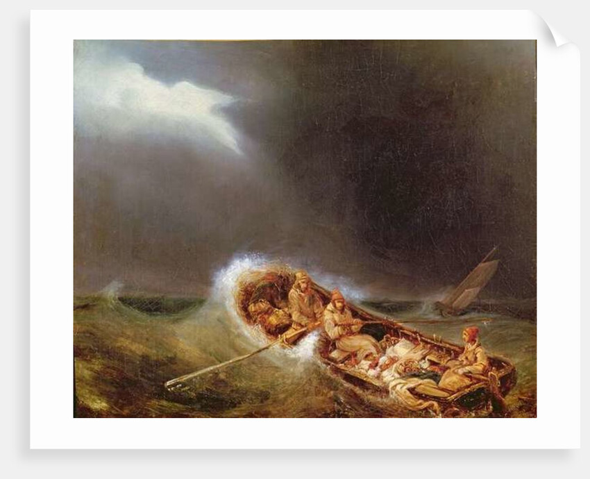 Boats from Dieppe Returning from Fishing by Louis Eugene Gabriel Isabey