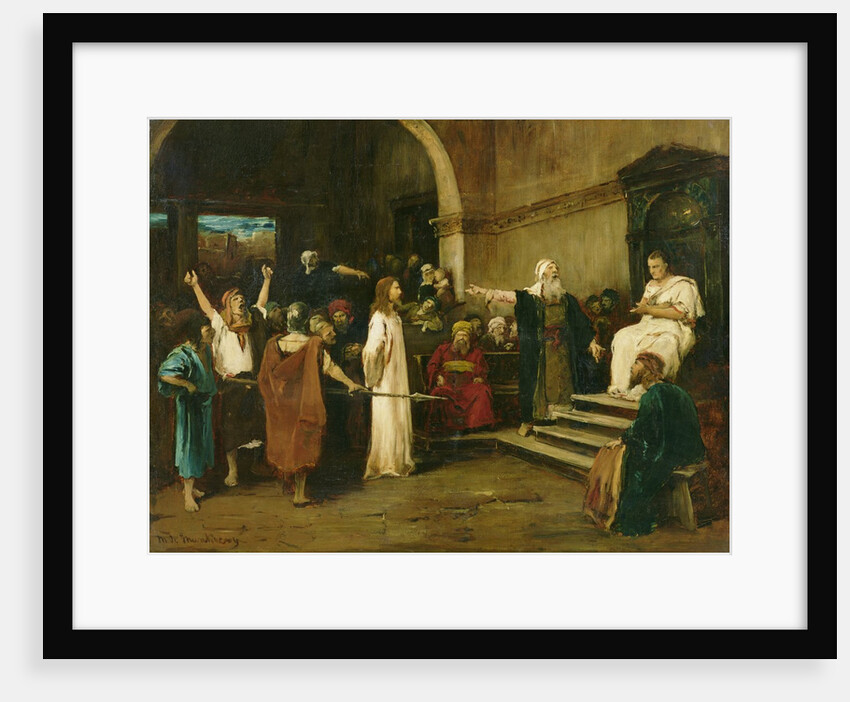 Christ Before Pilate, 1880 by Mihaly Munkacsy