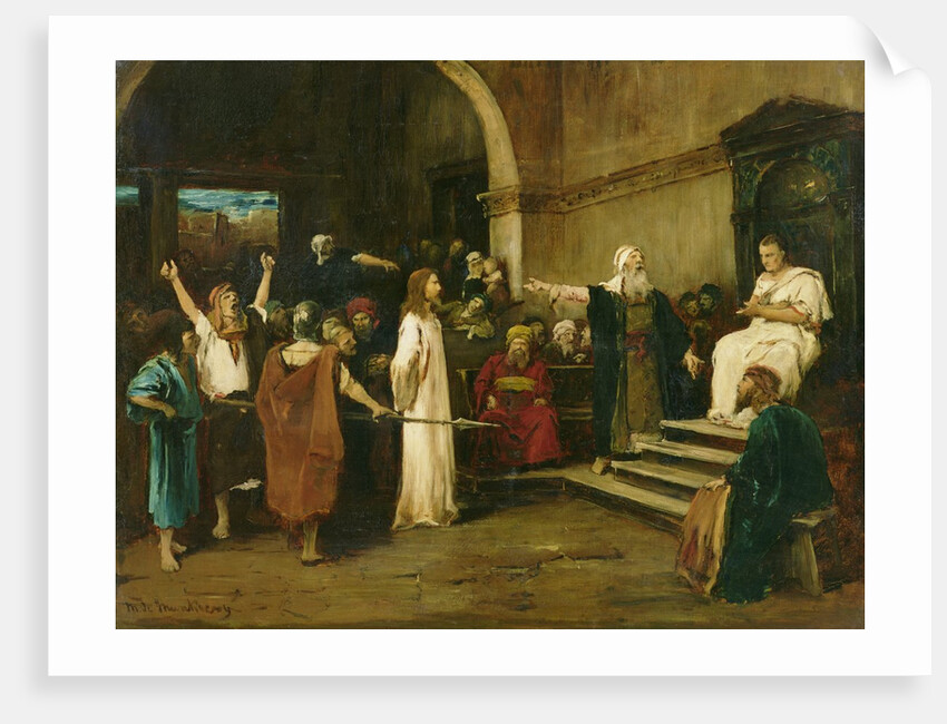 Christ Before Pilate, 1880 by Mihaly Munkacsy