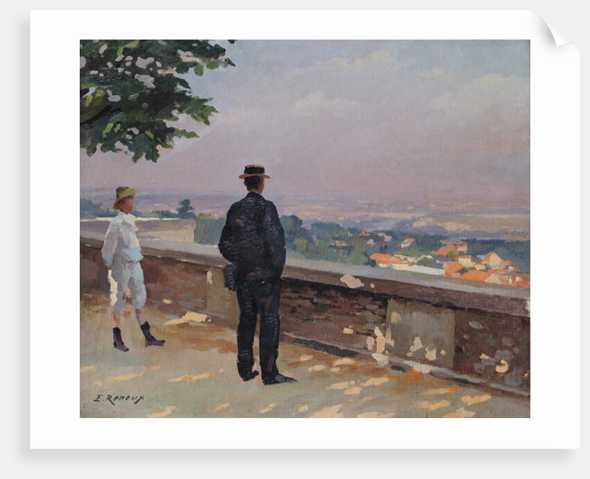 Paris from the observatory at Meudon by Jules Ernest Renoux