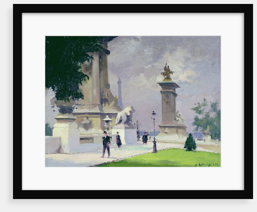 Pont Alexandre III, Paris by Jules Ernest Renoux